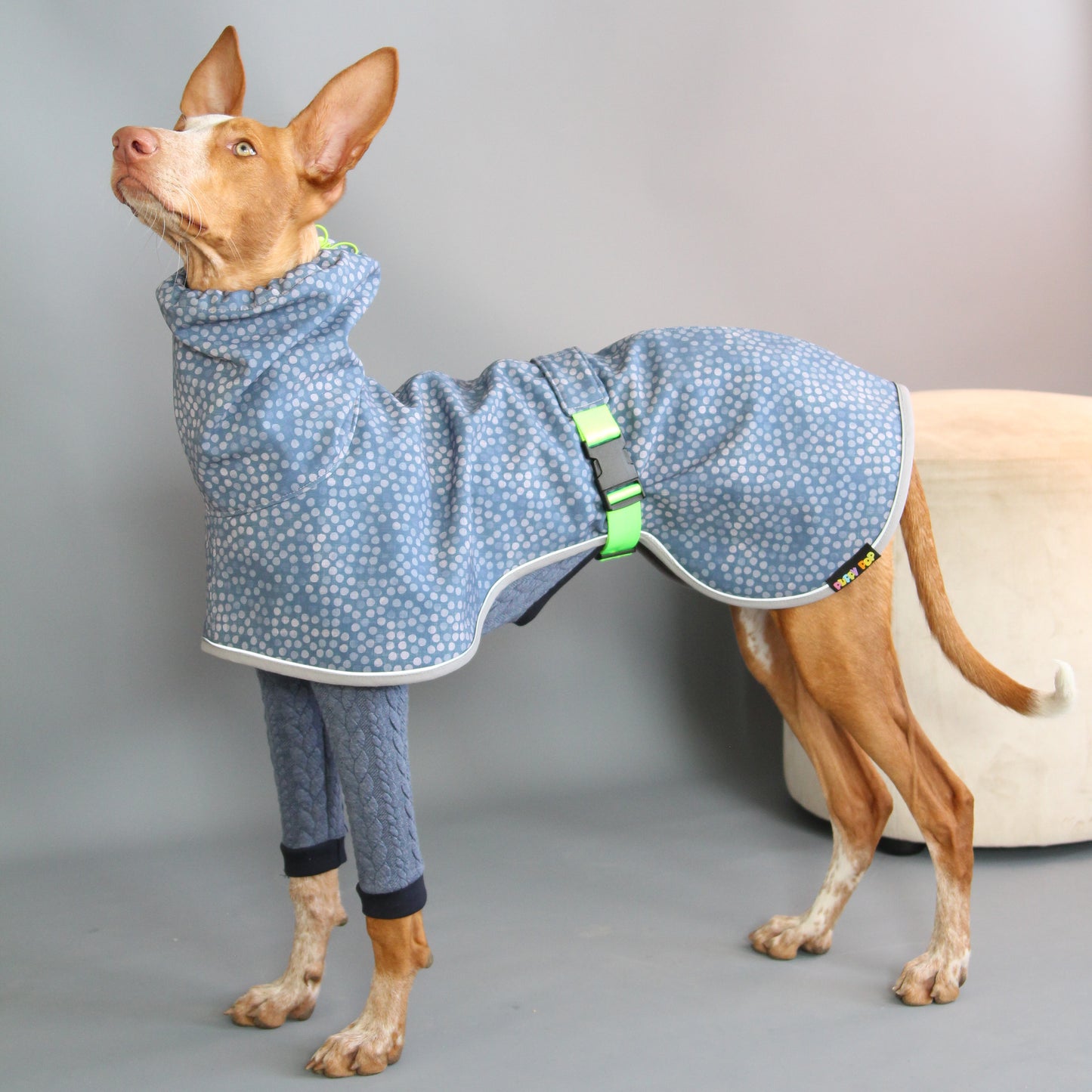 Imperméable bleu